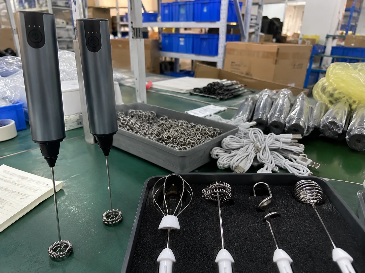 rechargeable milk frother representative OEM product