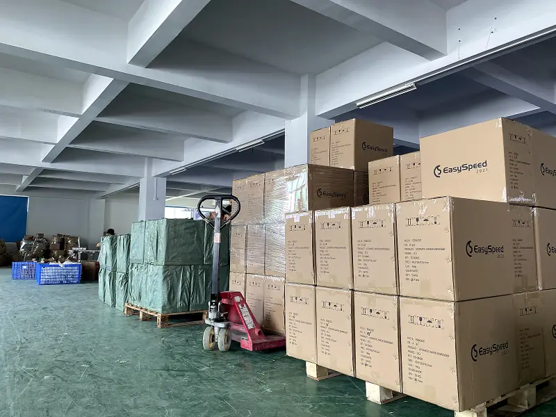 Warehouse storage for finished goods and components